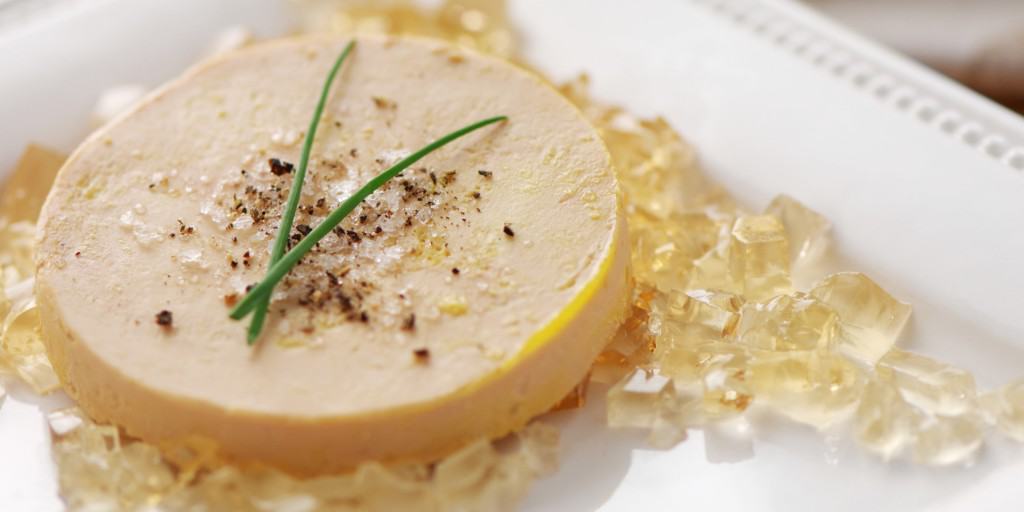 Foie gras on jelly