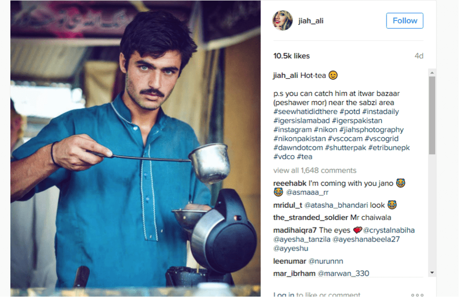 TrendMantra article_463_2 Hot Pakistani Chaiwala (Tea Seller) Turns Desi Model On Instagram 