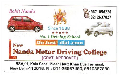 car driving schools in delhi