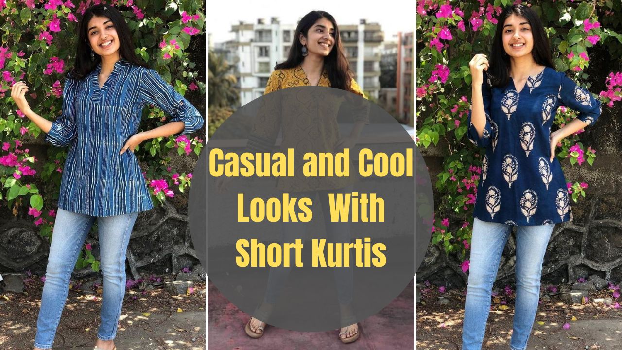 Casual and Cool Looks - Everyday Outfits With Short Kurtis and Jeans